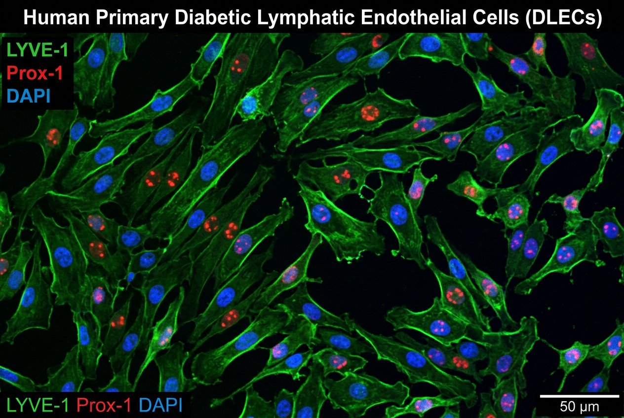 Human Primary Diabetic Lymphatic Endothelial Cells