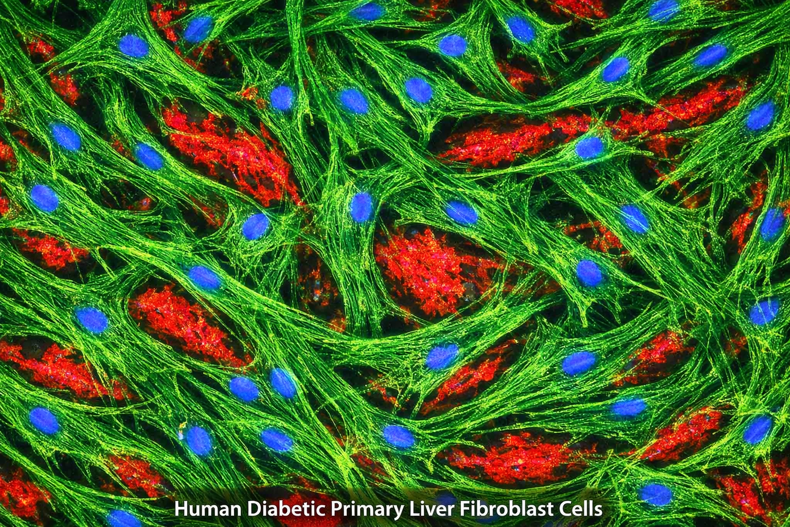 Human Diabetic Primary Liver Fibroblast Cells