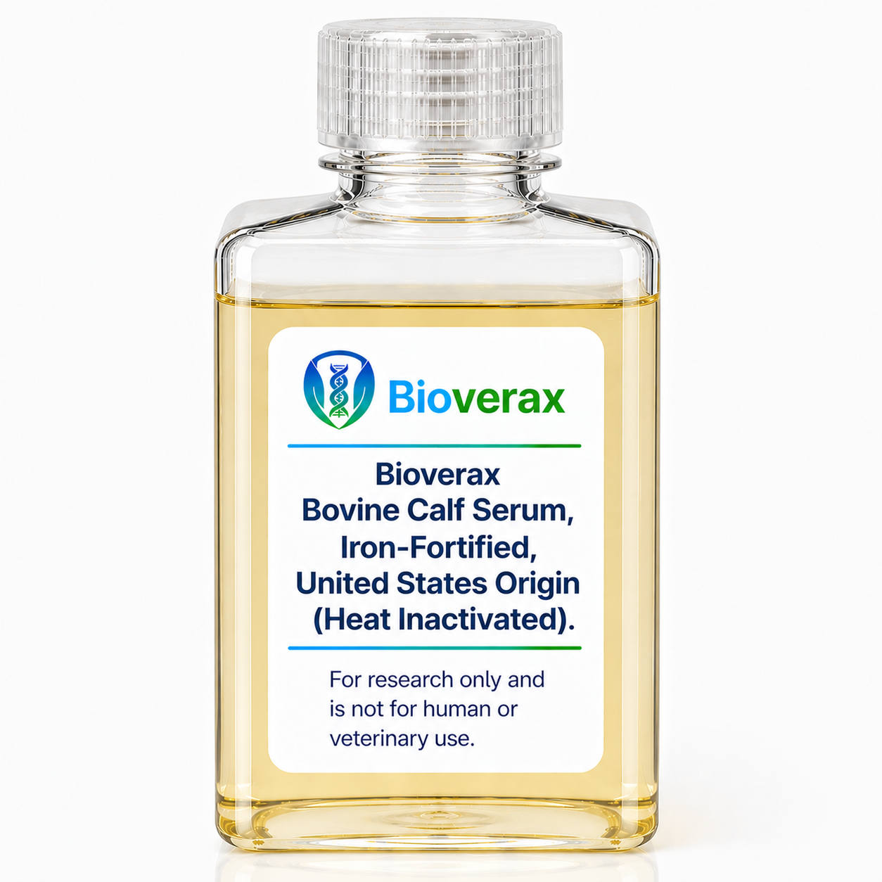 Bioverax Bovine Calf Serum, 1L, Iron-Fortified, United States Origin (Heat Inactivated)